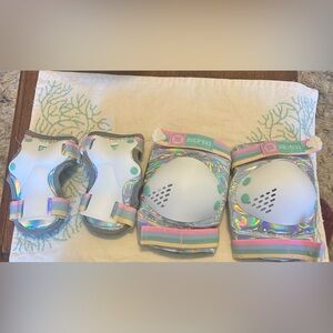 Set of Sulifeel Rainbow Unicorn protective gear Girls Skater